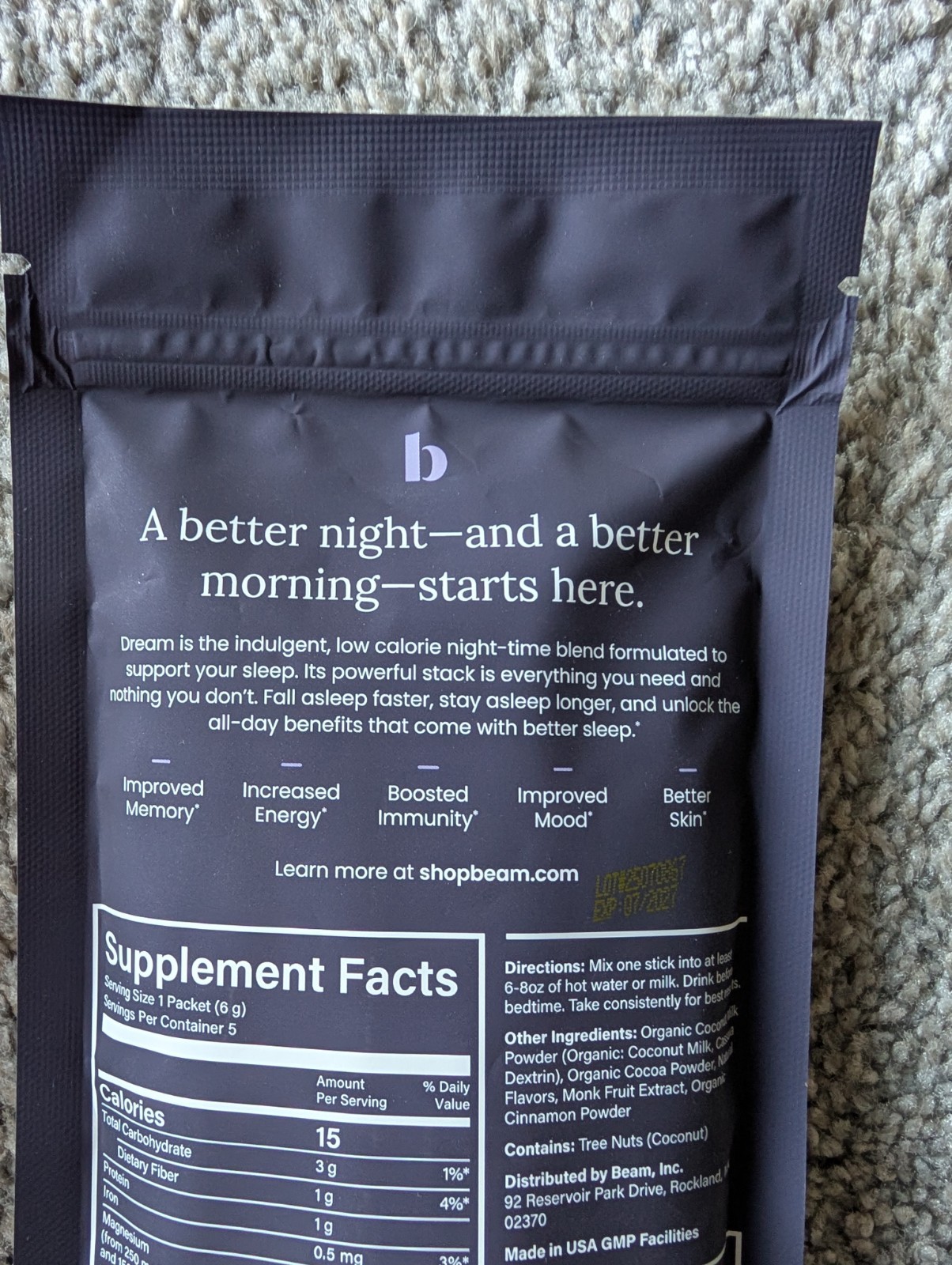 New DREAM 10 Servings Night-time blend for better sleep – Ci