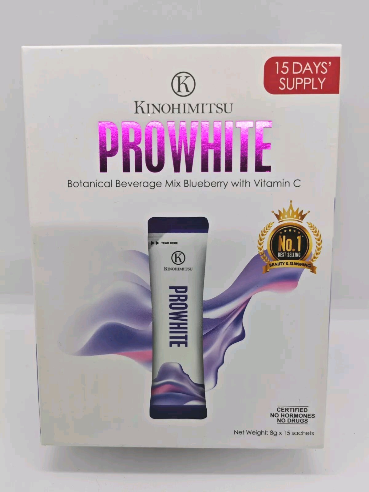 Kinohimitsu ProWhite (1 Box 8g x 15 s) for Brighten Skin Eliminate Spot NEW