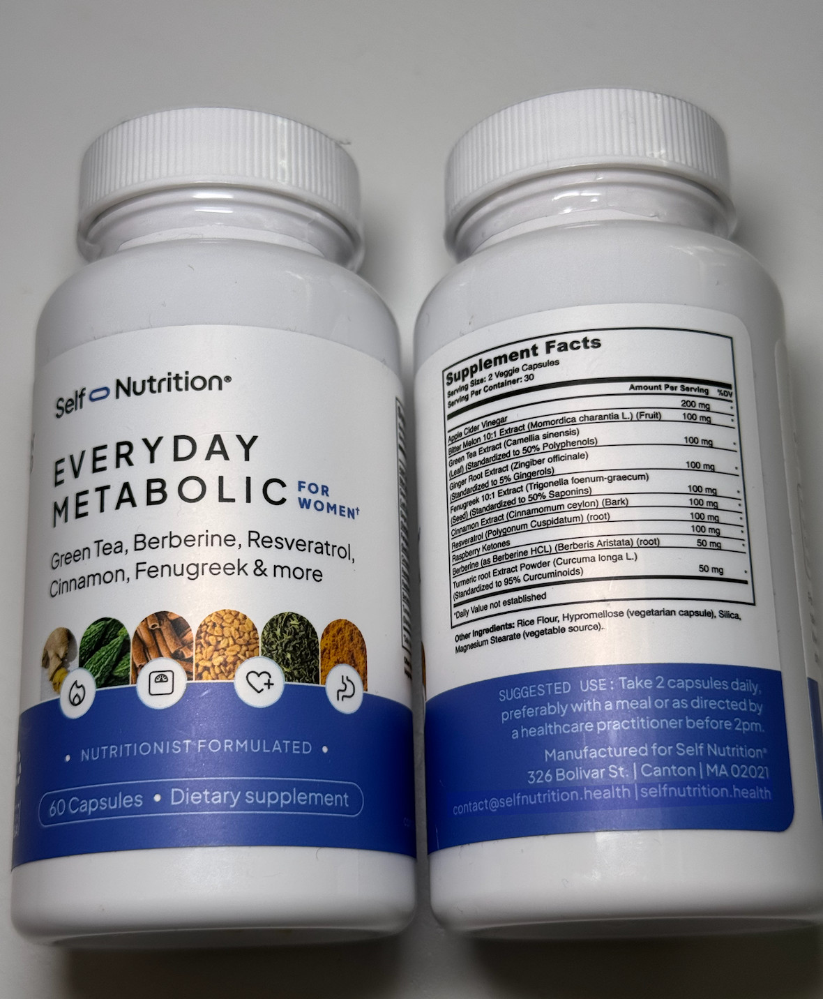 Self Nutrition Everyday Metabolic for Women 2bottles x 40usd SEALED