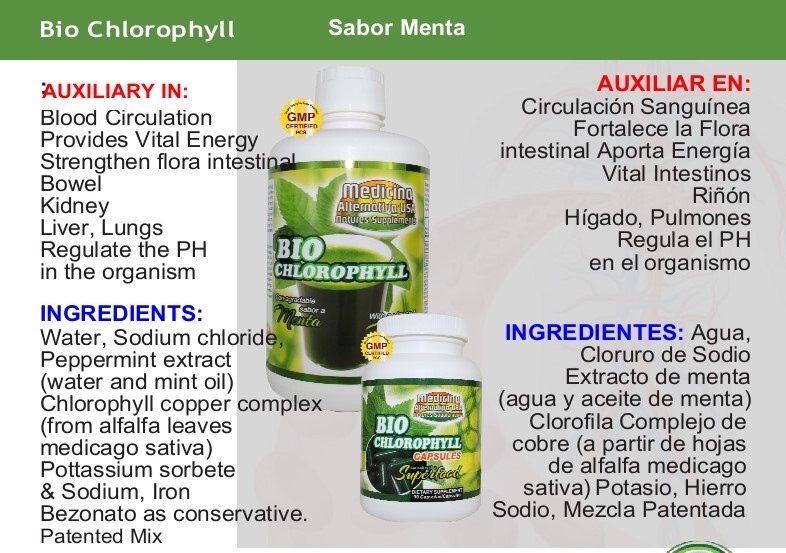 CLOROFILA 100% NATURAL