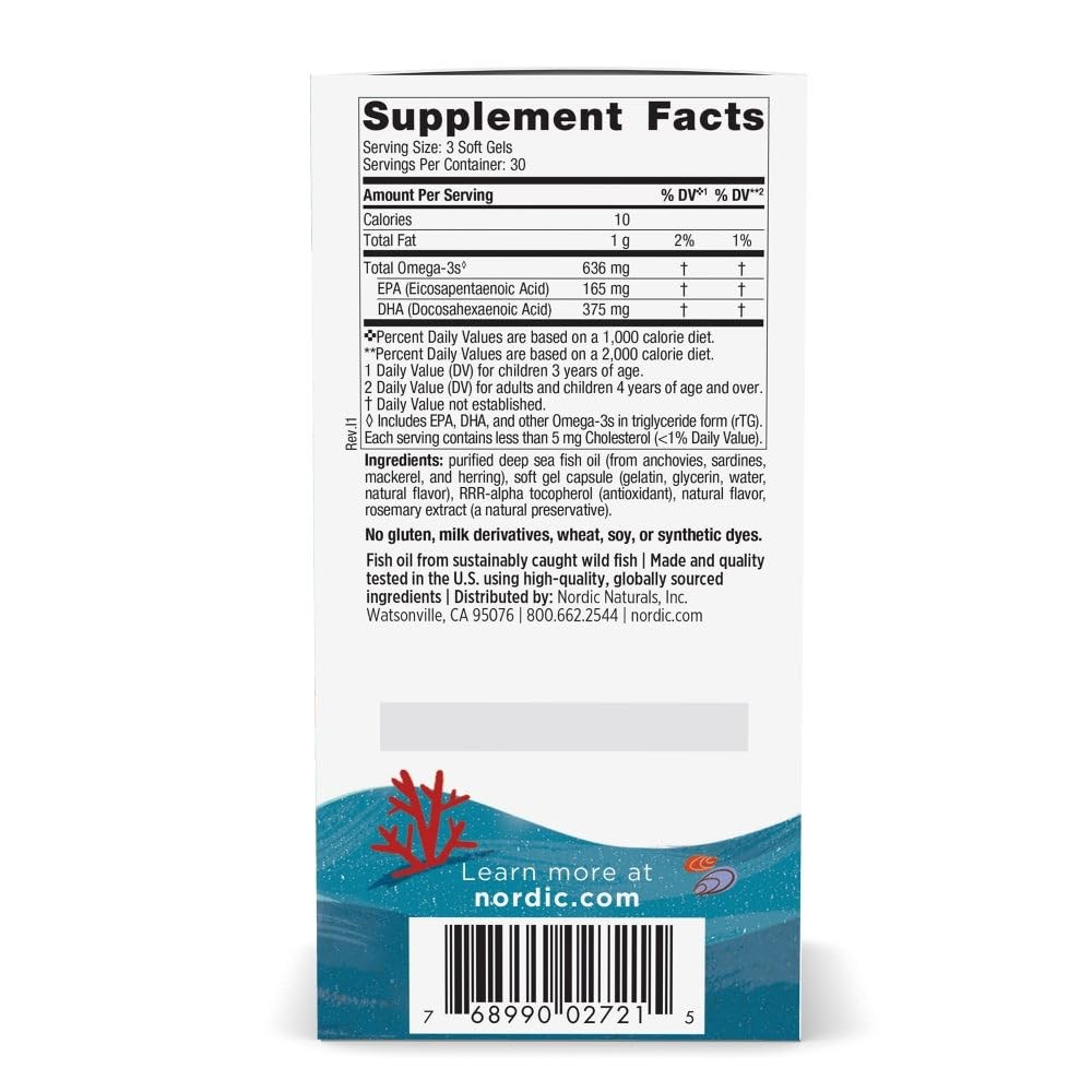 Nordic Naturals Children’s DHA Xtra, Berry Punch – 90 90 Count (Pack of 1)