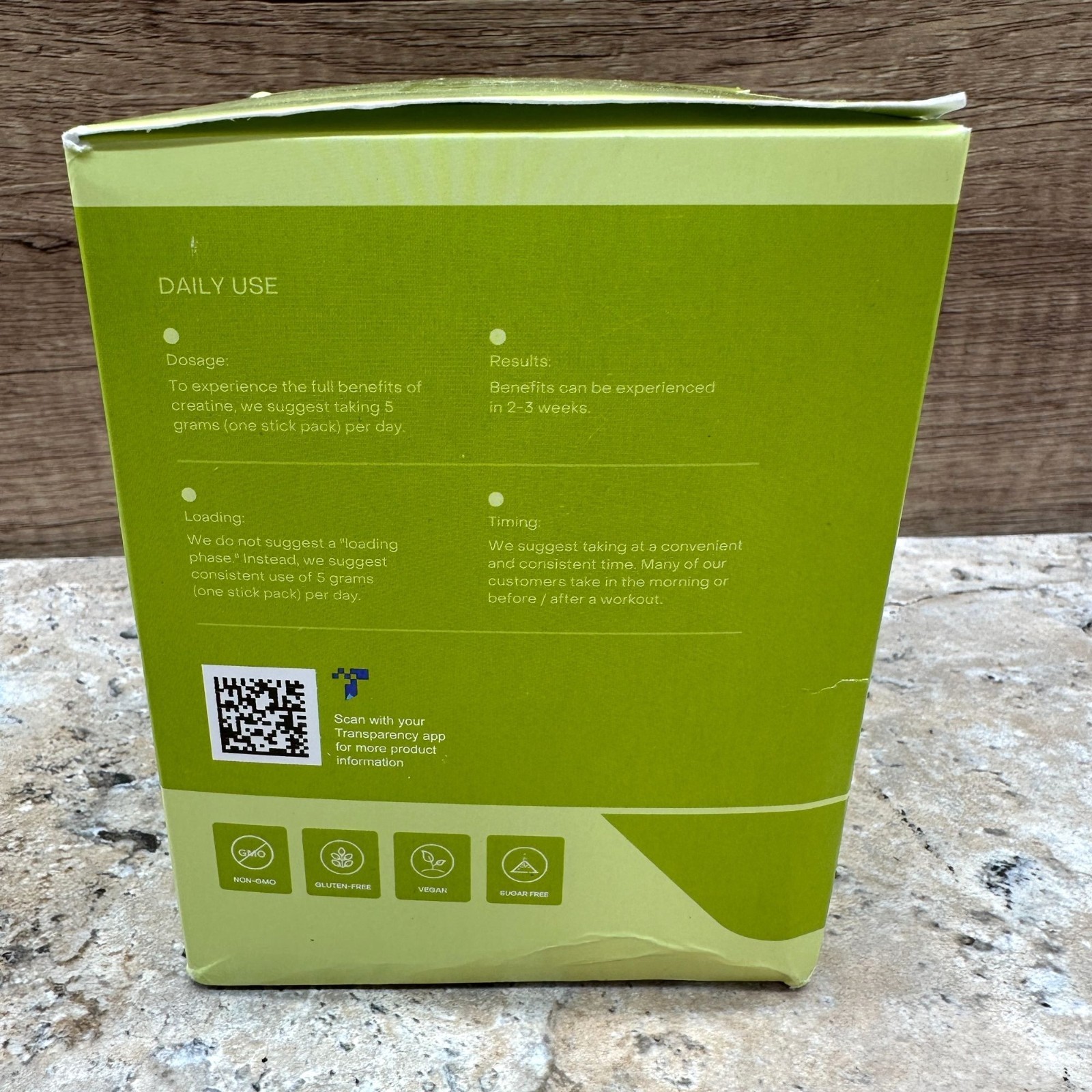 Create Creatine Monohydrate On-The-Go Stick Packs – Lemon Lime (30 Stick Packs)