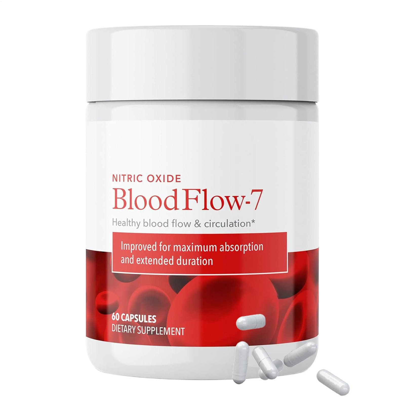 Juvenon Blood Flow-7 Nitric Oxide Dietary S – 60 CT Nitric Oxide Supplements