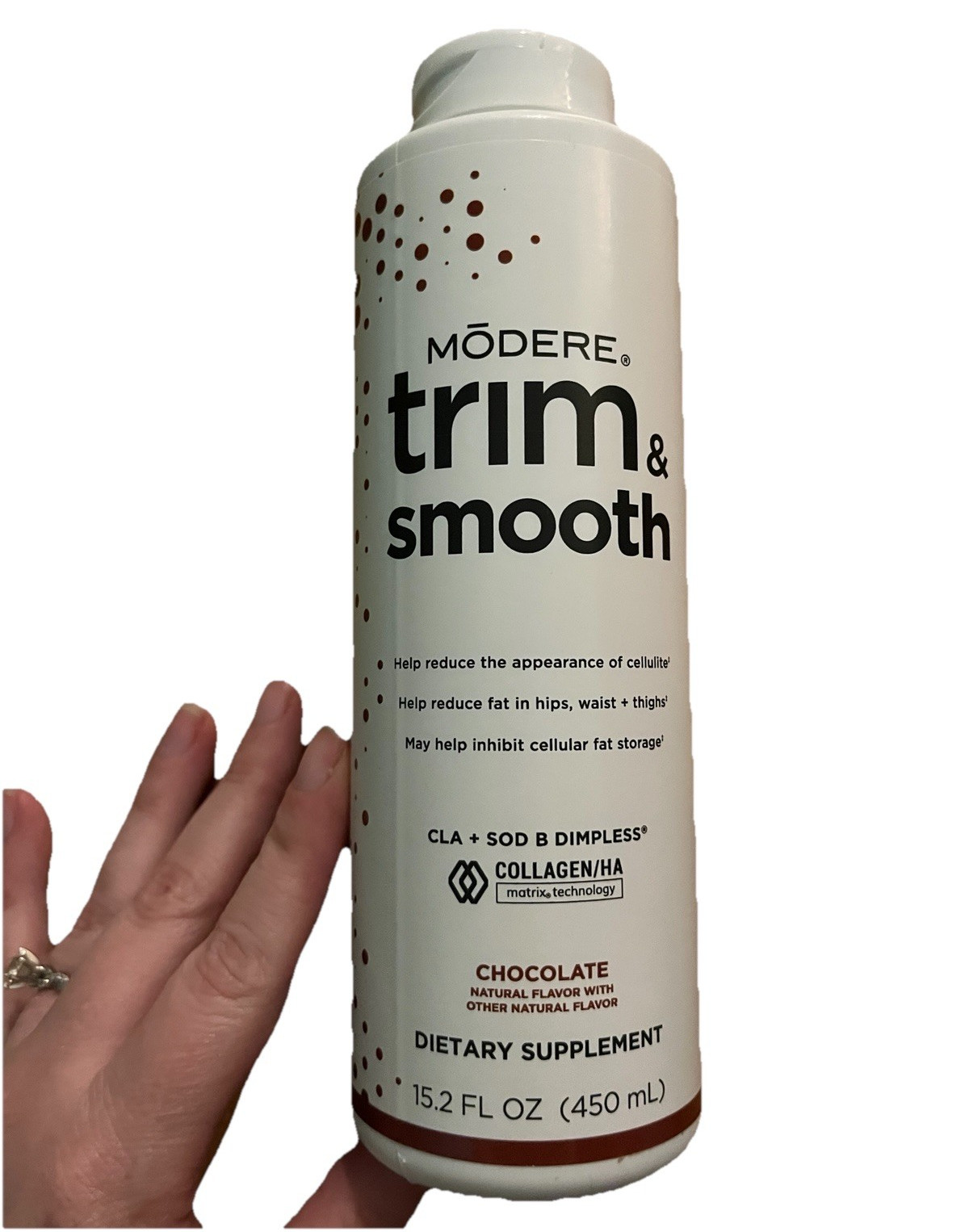 Modere Trim & Smooth Chocolate Liquid Supplement 15.2 oz