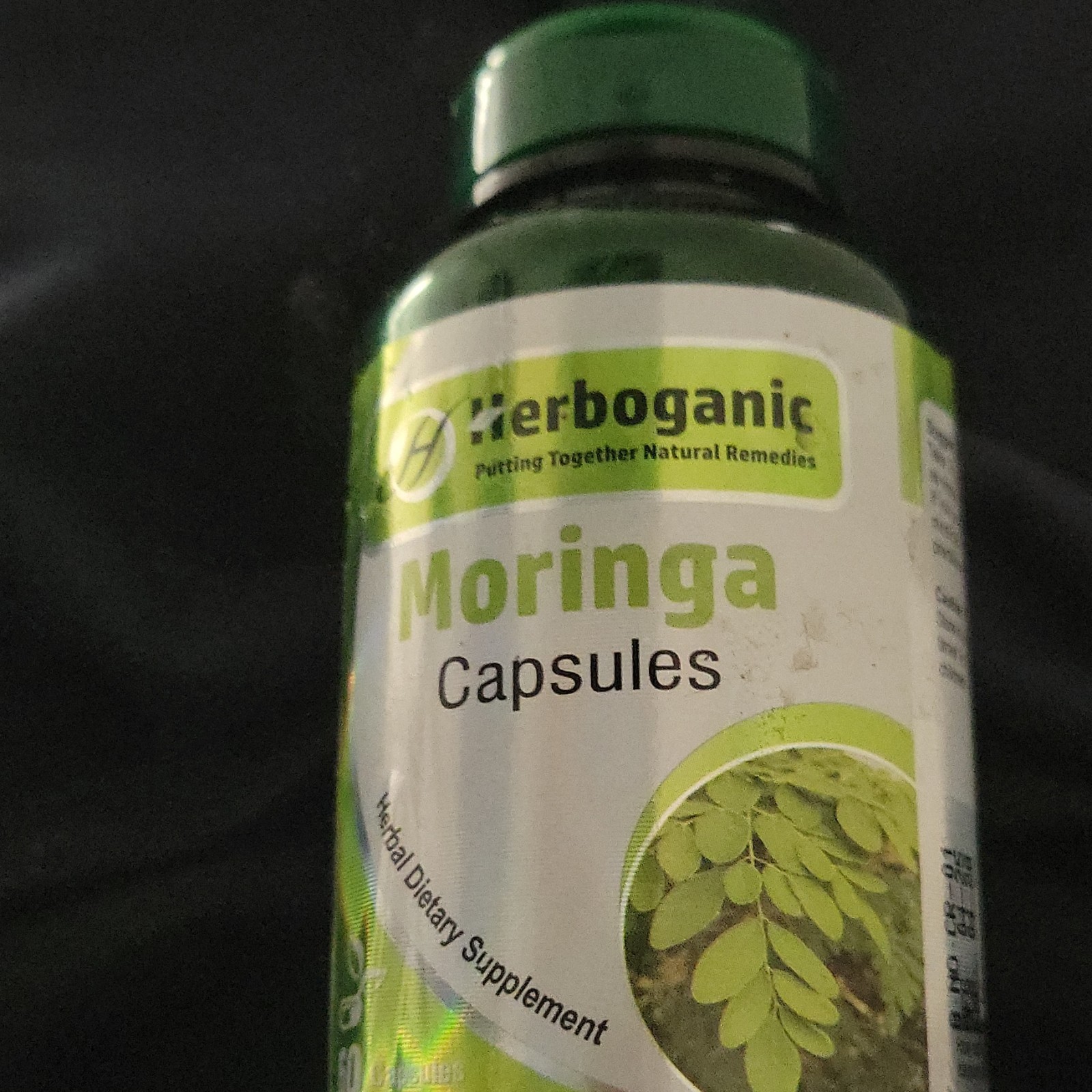 Herborganic Moringa Capsules Herbal Dietary Supplement with Moringa Ingredient