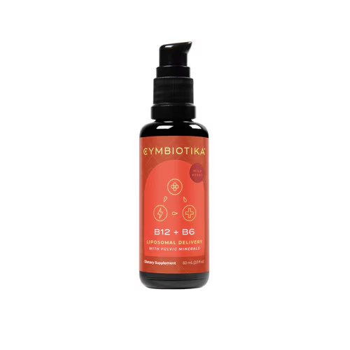 VITAMIN B12+B6 LIPOSOMAL Wild Berry 60ml 2.0 fl oz ( EXP. 10/25)