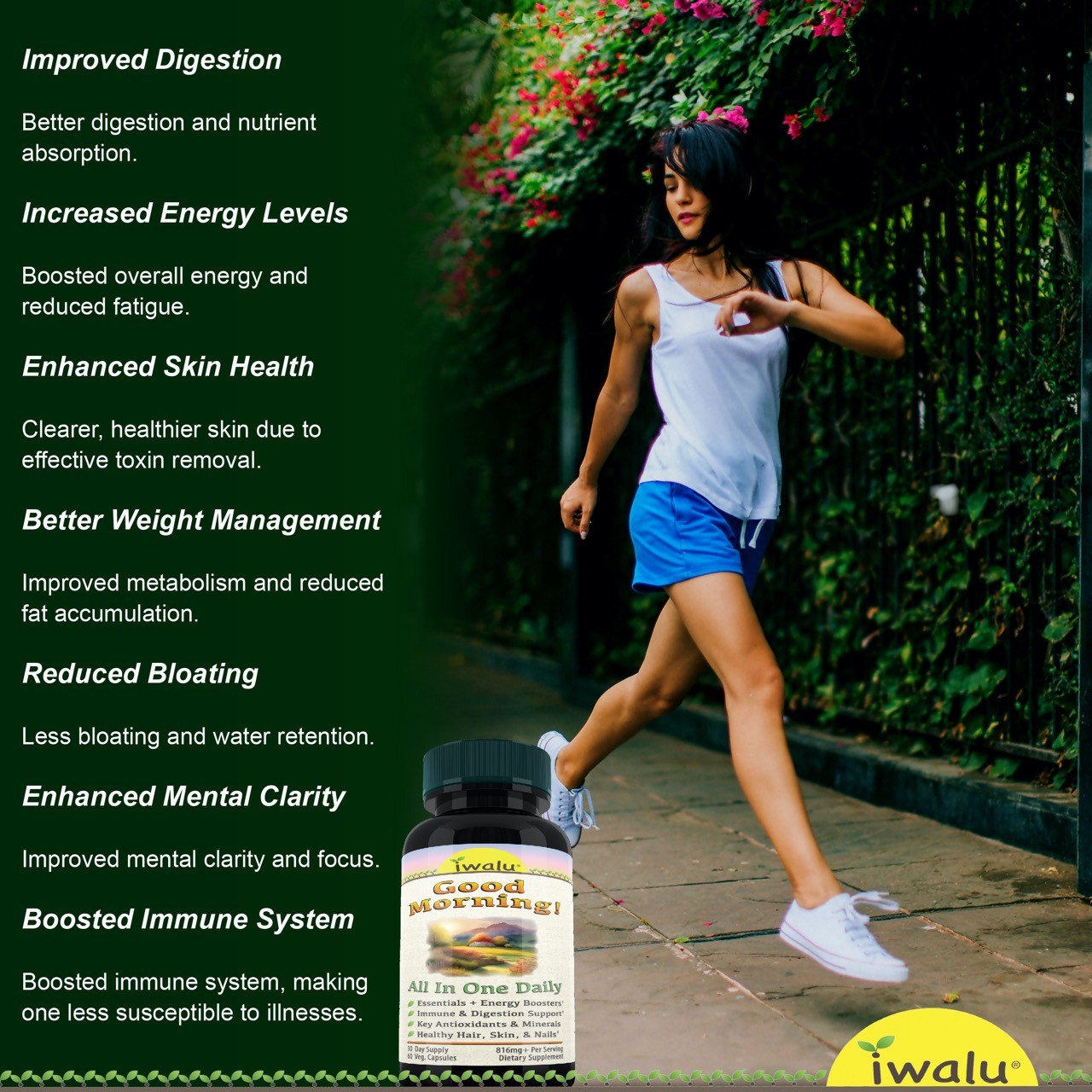 Best Daily Vitamins For Women, iwalu (Official) *SHIPS FREE – USA MADE