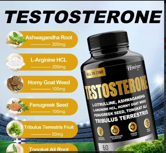 3 bottles pack – Testosterone + Sea Moss + Shilajit – Power house of Nutrition
