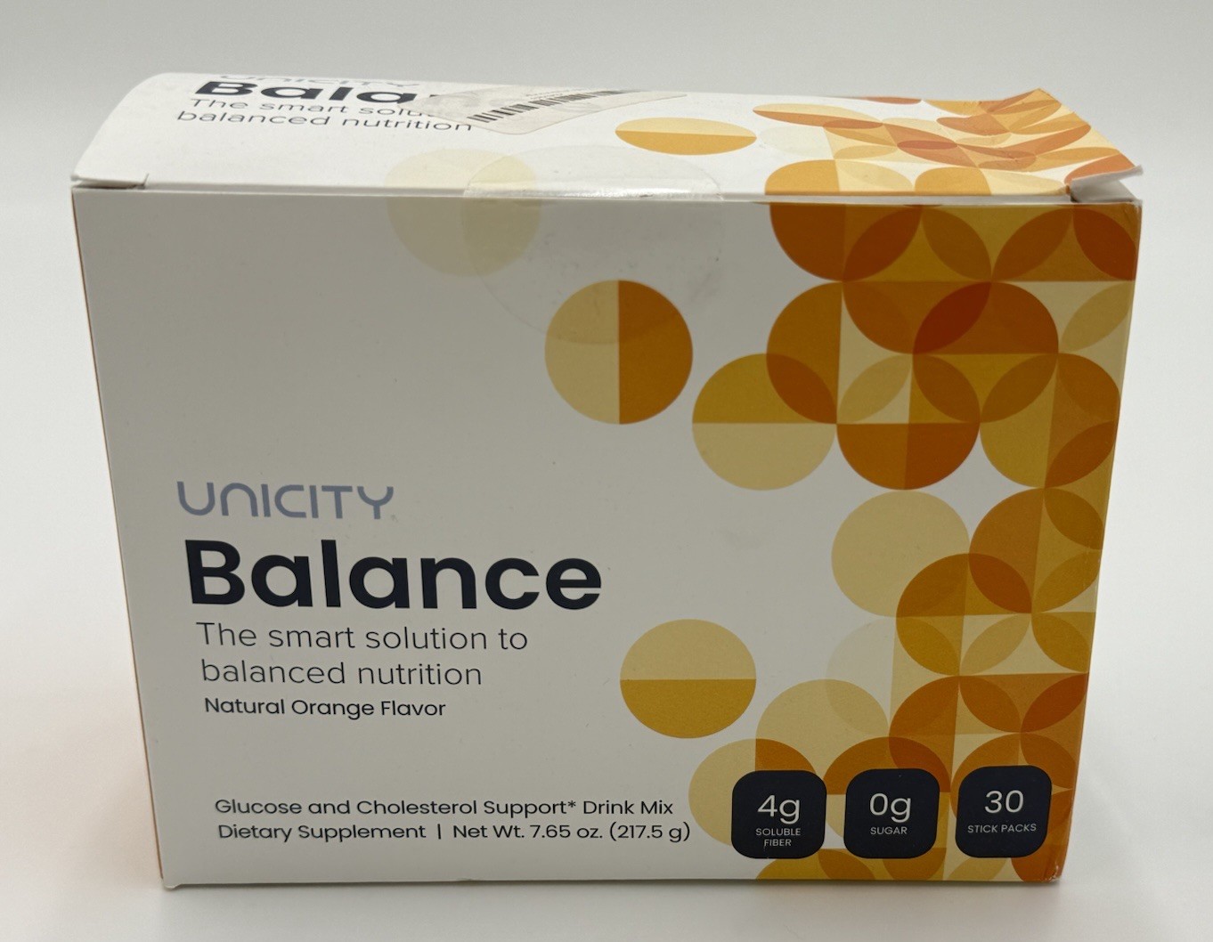 UNICITY BALANCE NATURAL ORANGE Stay full longer 30 Packets Exp. March 2026….