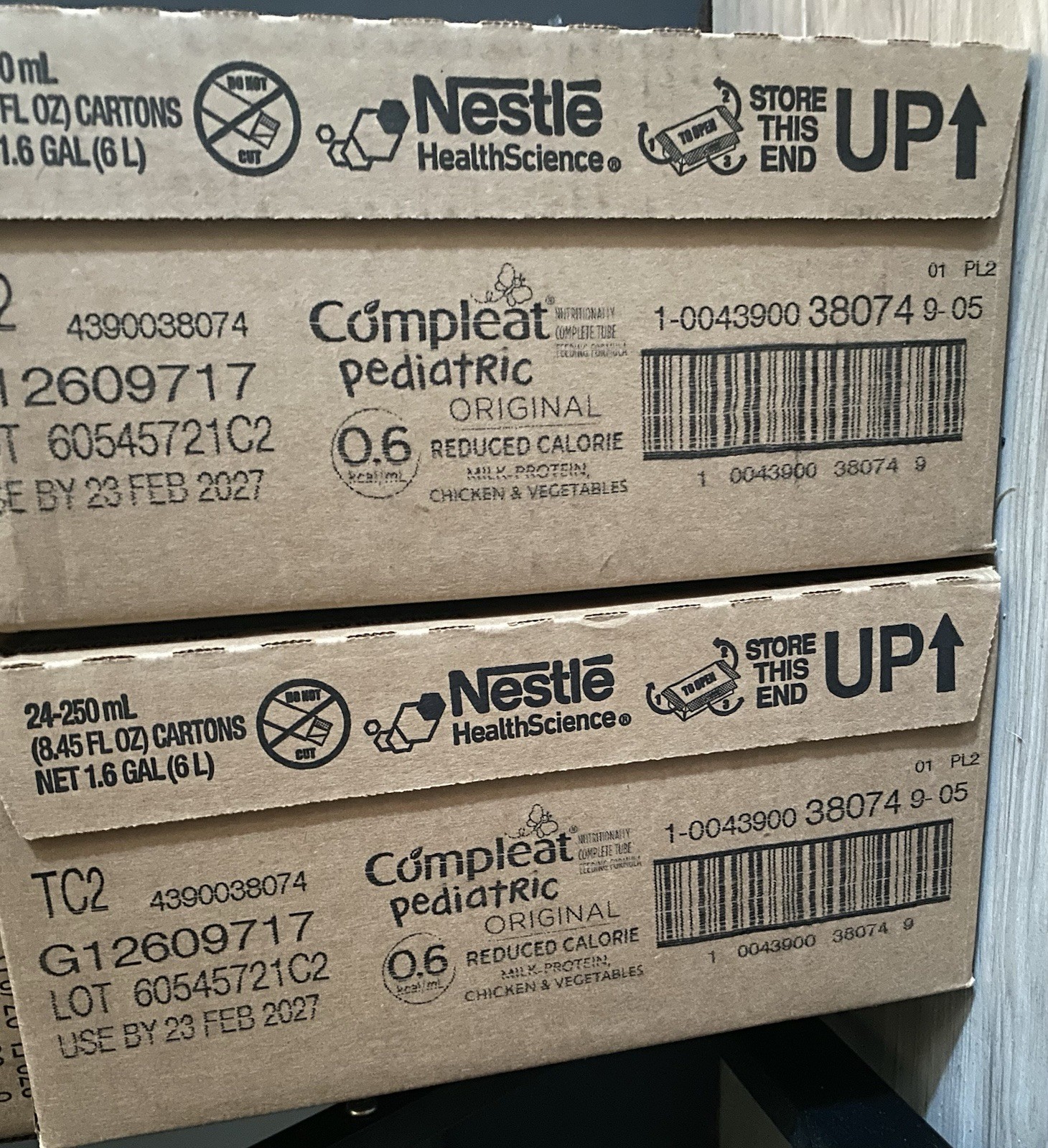 Nestle Compleat Original Tube Feeding Formula Unflavored 8.45 oz – Case of 24