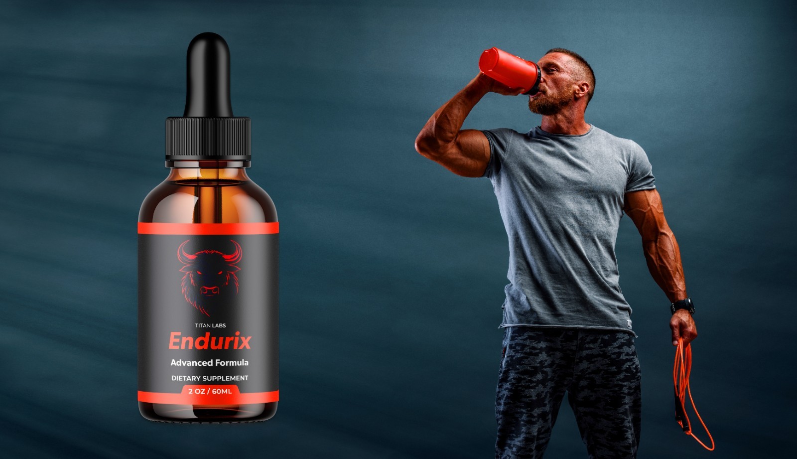 (1 Pack) Endurix Male Support Drops Advanced Endu Rix Supplement 30 Servings