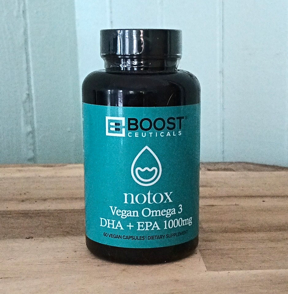 Boost Ceuticals Notox Vegan Omega 3 DHA + EPA 1000mg 60 Capsules
