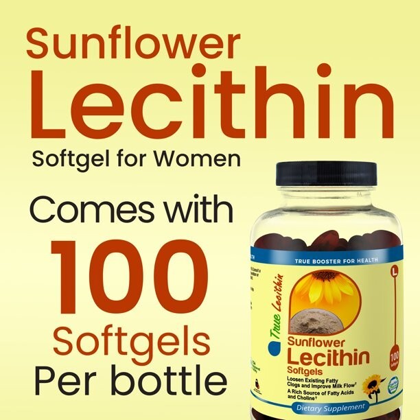 TrueMed- Sunflower Lecithin/ Women /Loosen Existing Fatty/ Support Breastfeeding