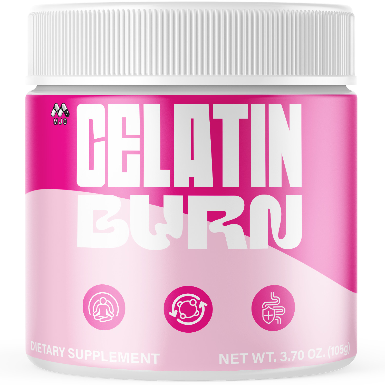 (1 Pack) Gelatin Burn Powder Weight Management Support Supplement GelatinBurn