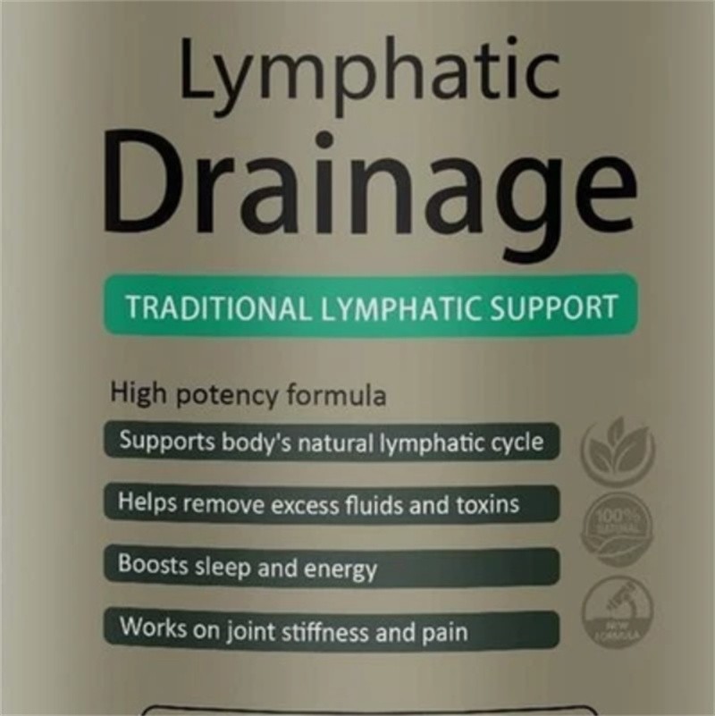 3Pack Drainage Lymphatic Capsules- Supports Cellulite Reduction, 180 Capsule