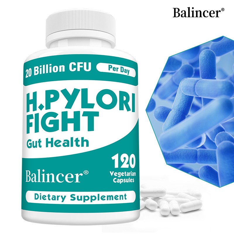 H Pylori Fight Gut Improve Digestive Health Balance Intestinal Flora 120 Pills