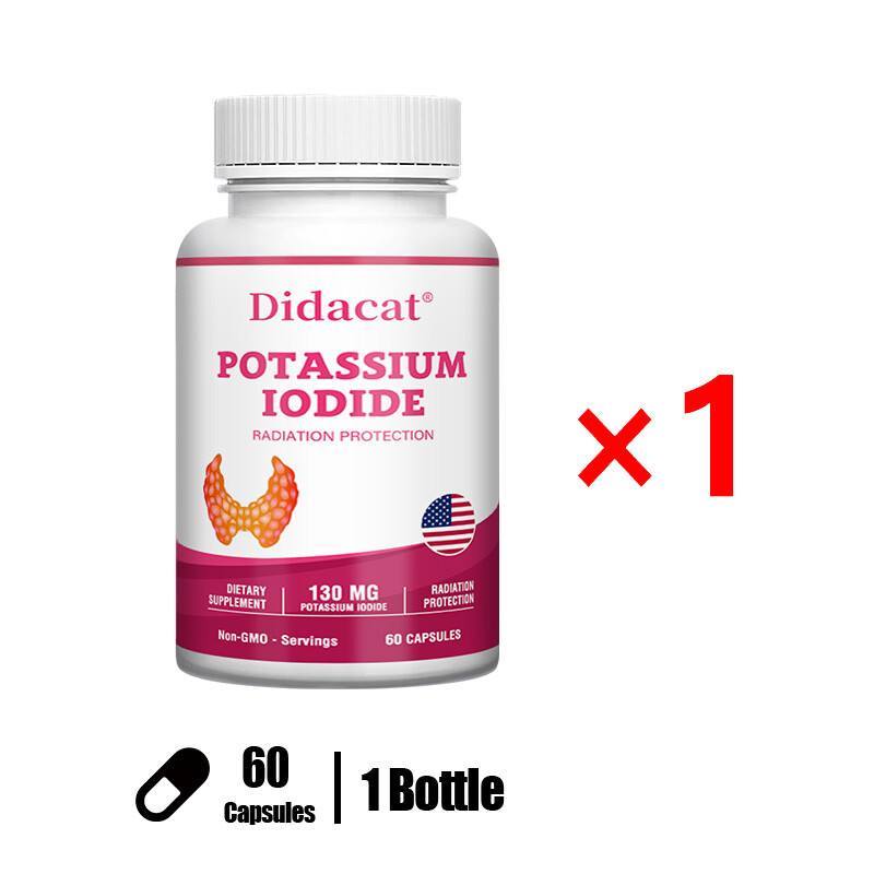 Didacat Iodine (Natural Iodine from Sea Kelp) 130mg, 60Capsules