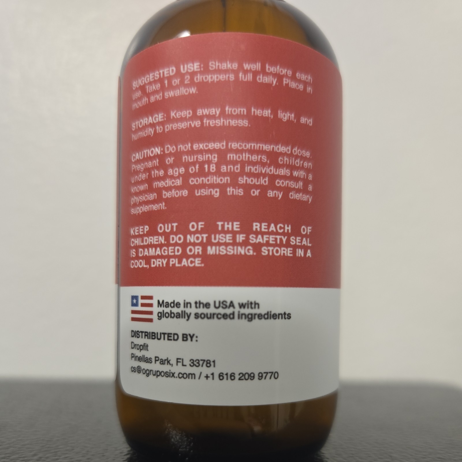 (1 Pack) Drop Fit Advanced Keto Drops Health & Fitness Supplement 30 Servings