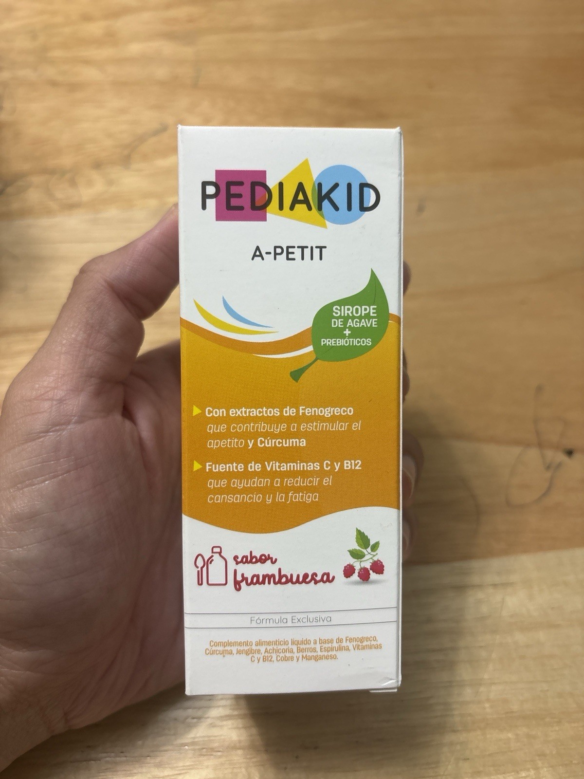 PEDIAKID A-Petit Kids Dietary Supplement Syrup 125ml Raspberry