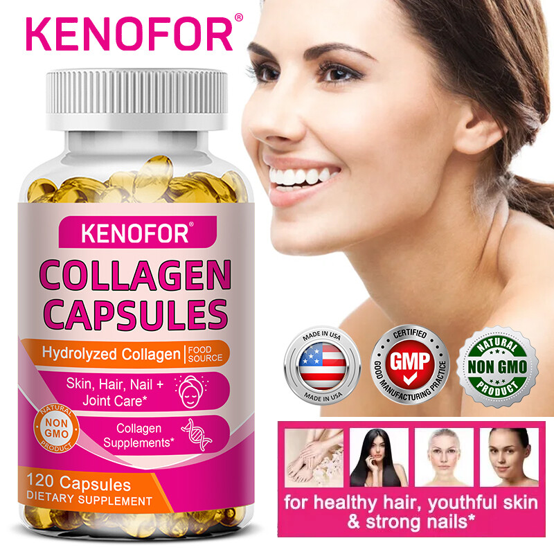 Hydrolyzed Collagen & Vitamin C 240pcs – Healthy Immune, Hair, Skin, and Nails
