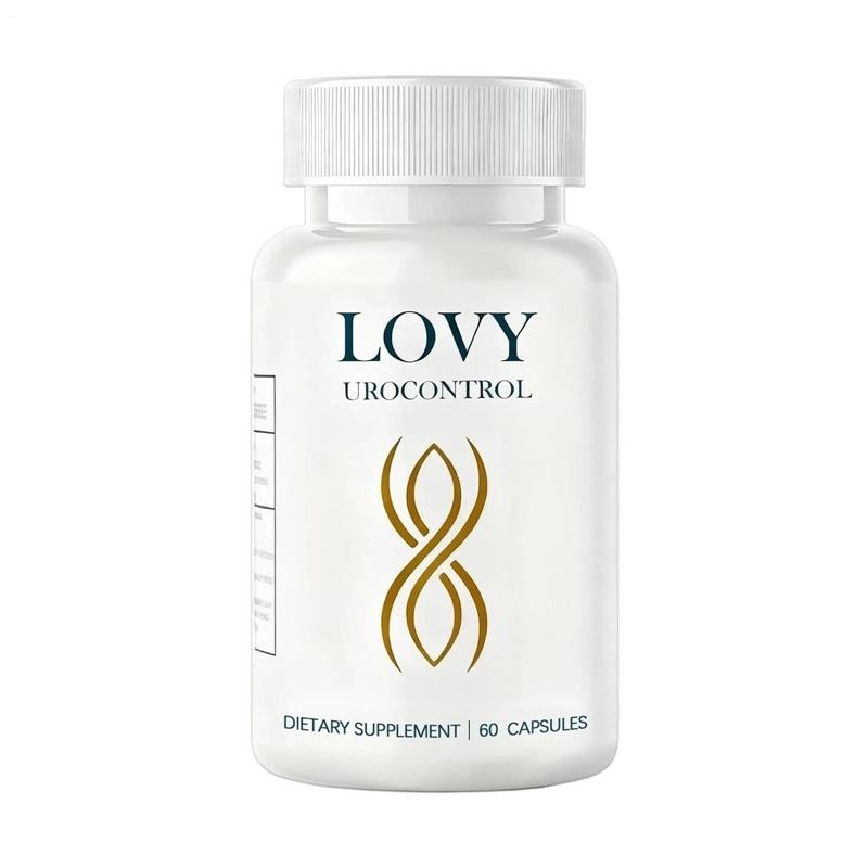 Lovy Urocontrol Capsules, Bladder Health Supplement, Non-GMO, Gluten Free, 60 ct