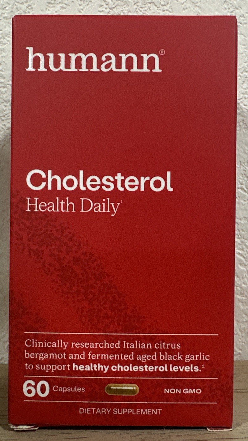 humann Cholesterol Support 60 Capsules 500mg Plant-Based Non-GMO Exp – 01/2028