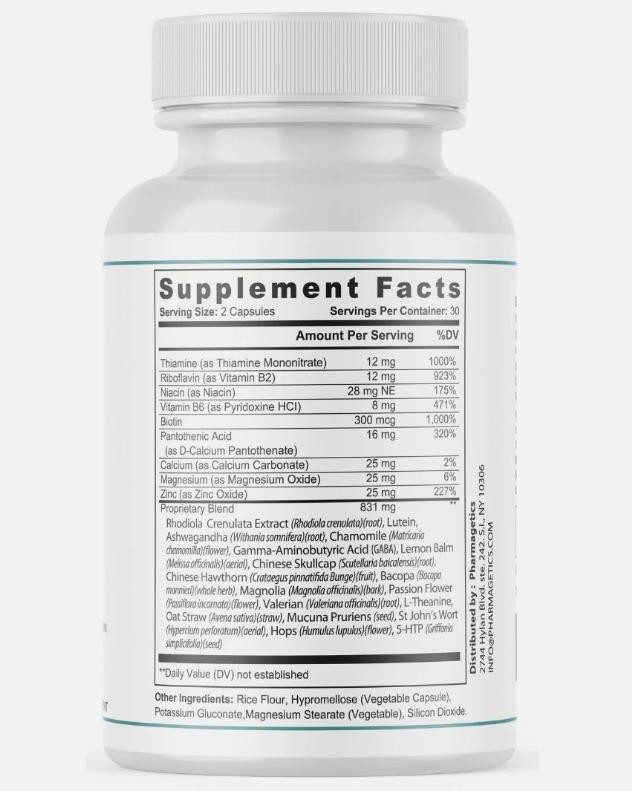 60 Capsules Supplement Improved Nerve Support Nerve Recovery Max