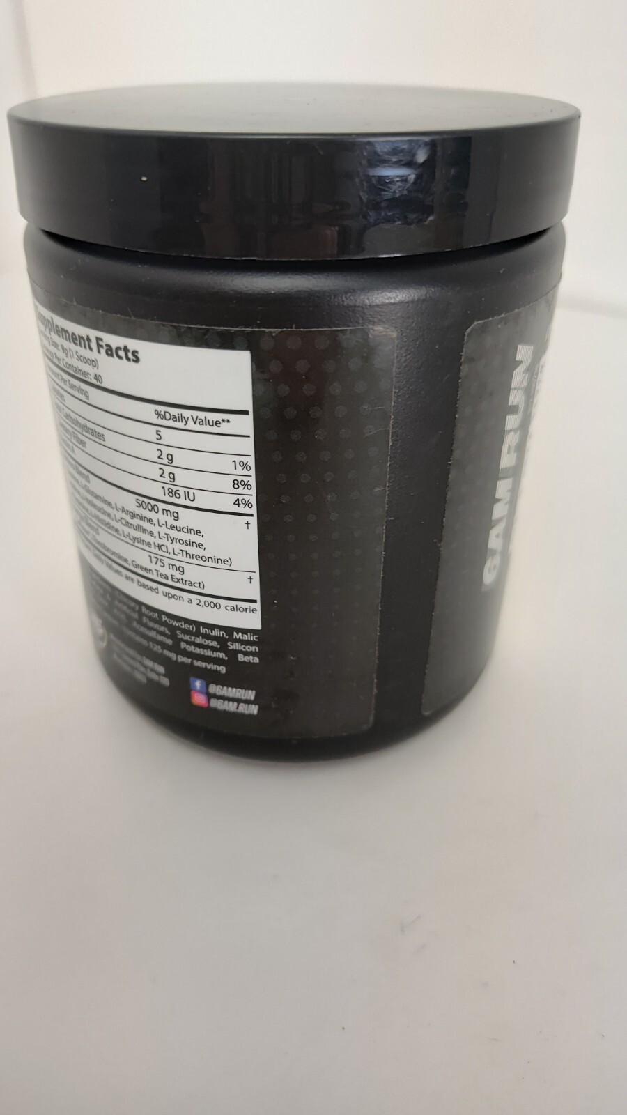 Marathon, Advanced Amino + Preworkout Formula, Peach Mango, 12.7 oz (360 g)