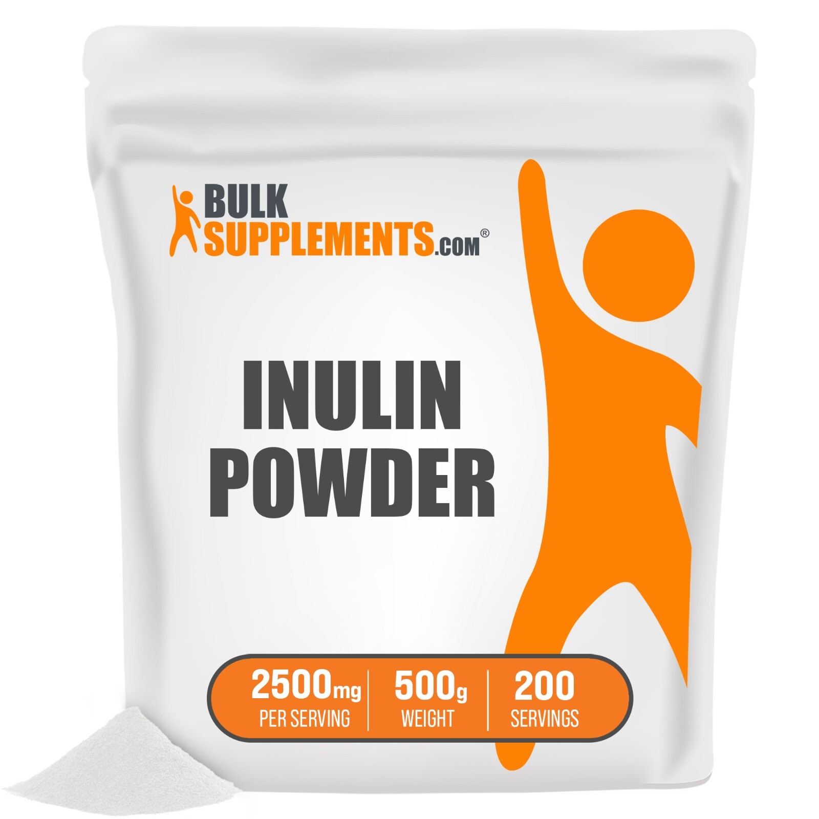 BulkSupplements Inulin Powder – Promote Gut Health – 2500 mg Per Serving