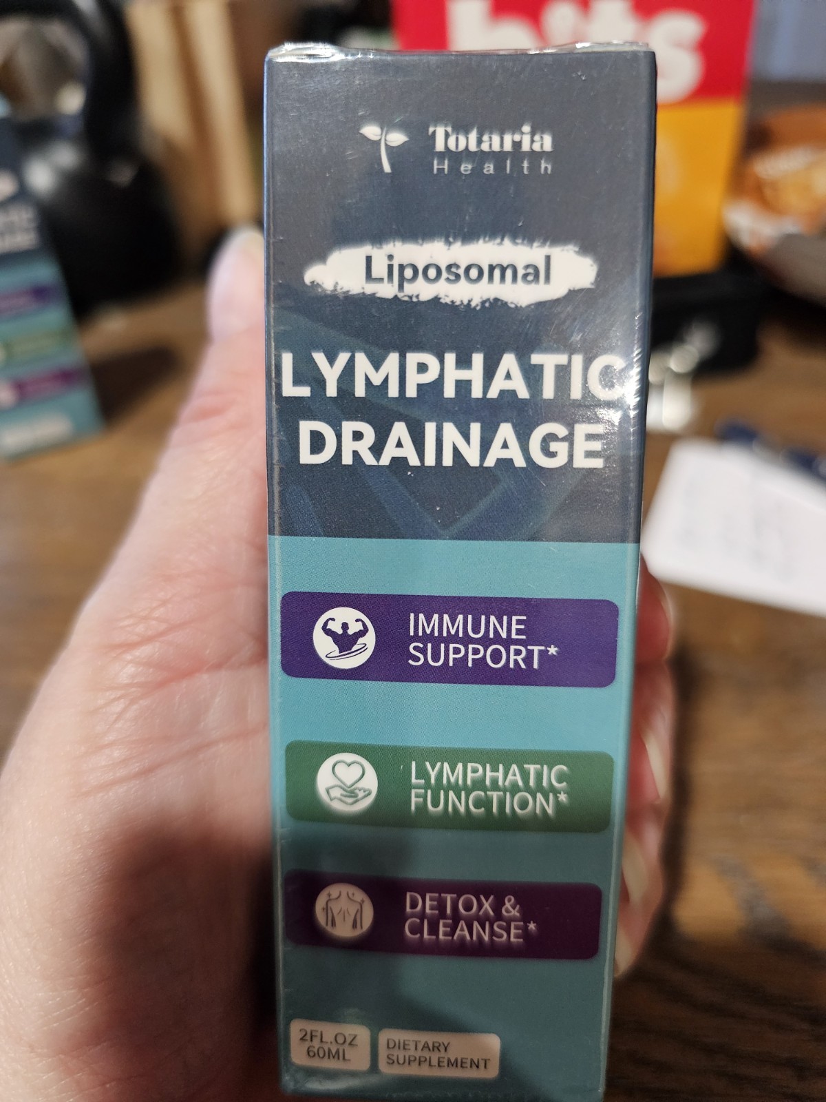 Totaria Health Liposomal Lymphatic Drainage Liquid Immune Support Detox 2 fl oz