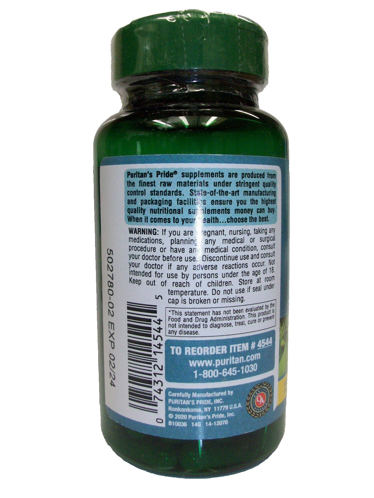 Ginkgo Biloba 120 mg 100 Capsules Supports Healthy Brain Function
