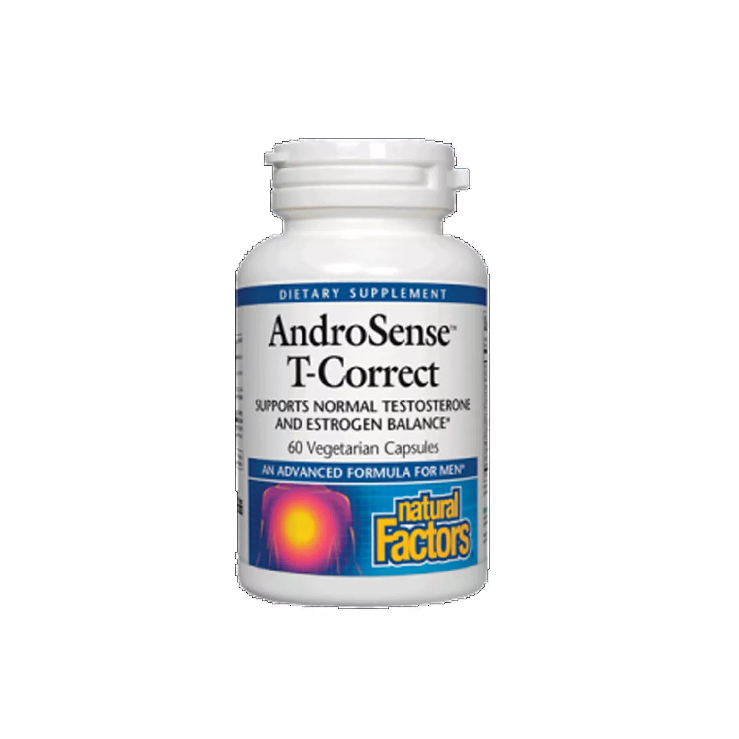 Natural Factors AndroSense T-Correct,Mens Hormonal Metabolism Support,60VegCaps
