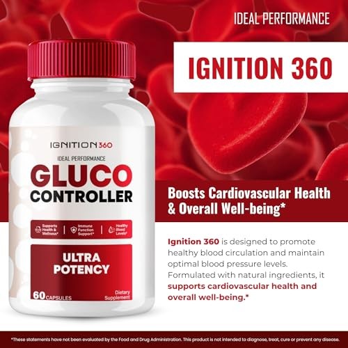 Ignition360 Ignition 360 Blood Sugar Support Supplement – 300 Capsules (5 Pack)