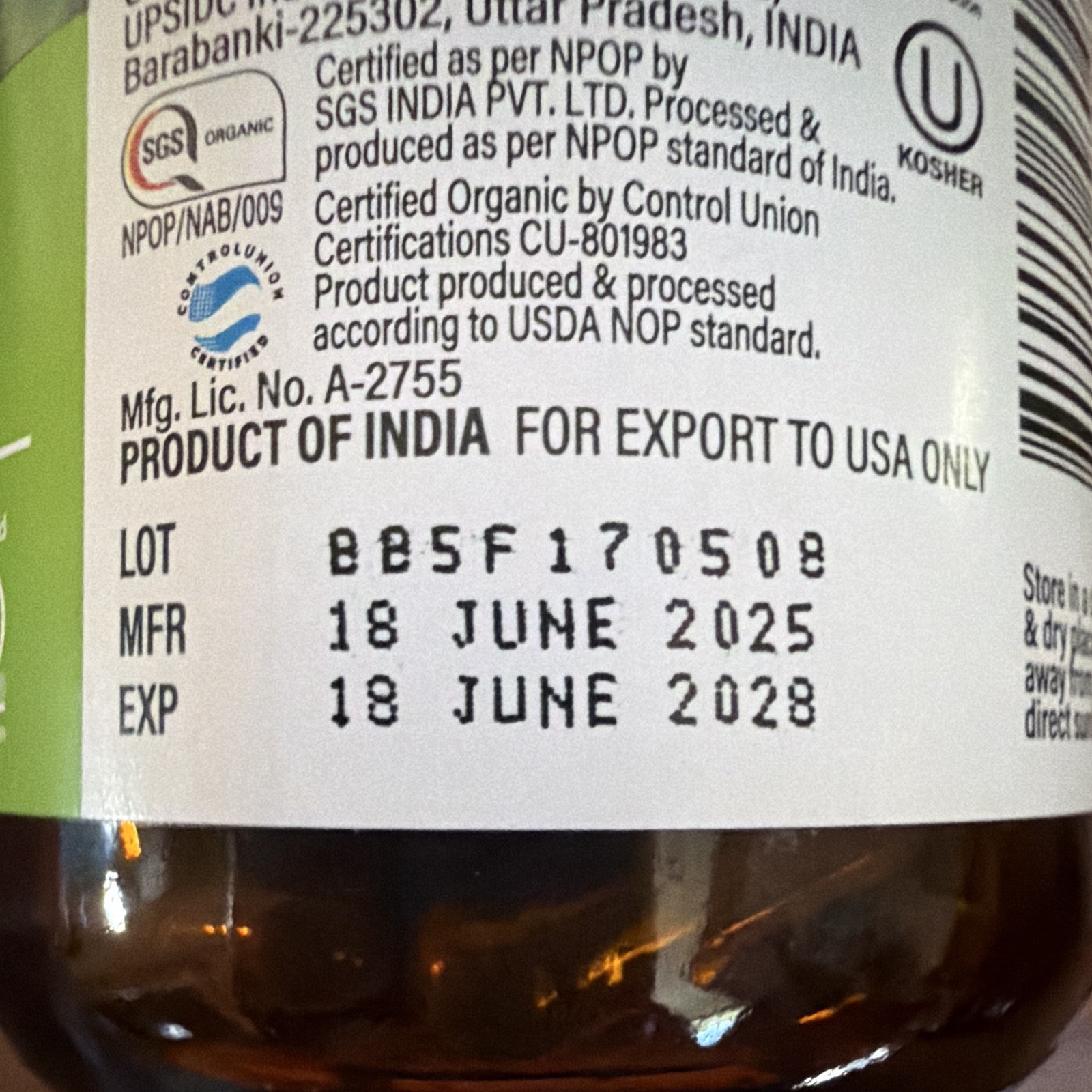 Organic India Moringa Herbal Supplement USDA Organic Kosher 180 Caps 700mg