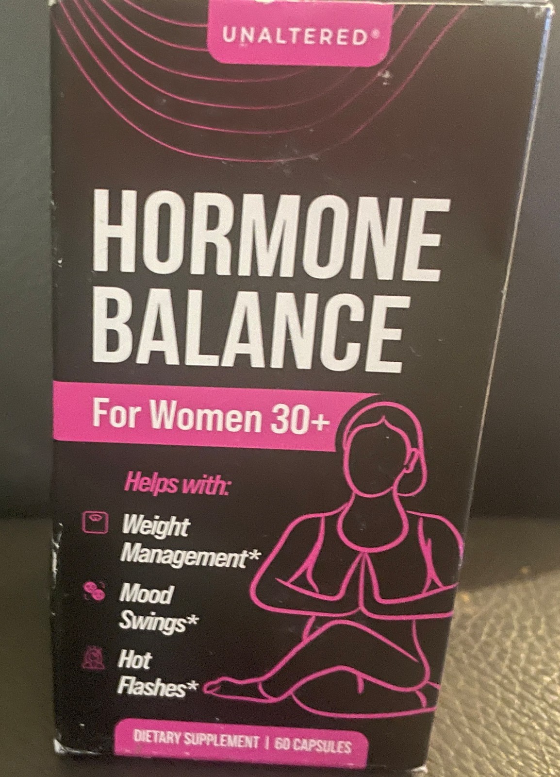 Unaltered Hormone Balance Women 30+ Weight Management 60 Caps Exp 2/26 3 BOTTLES