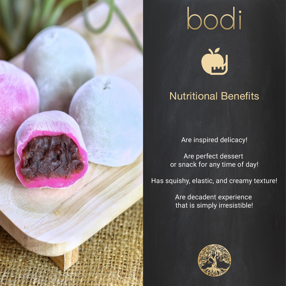Mochi Blueberry 6 pieces of 35g | 1bag | Pure Natural Chemical Free