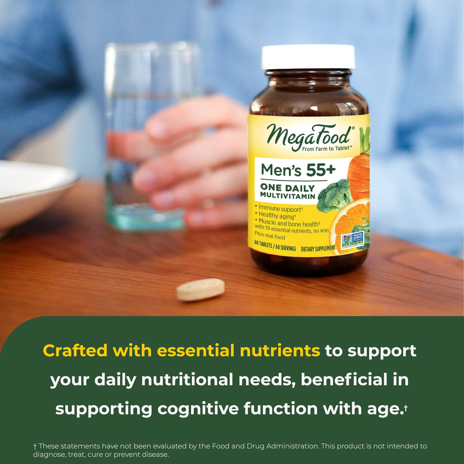 Mens 55+ One Daily Multivitamin 60 Tablet