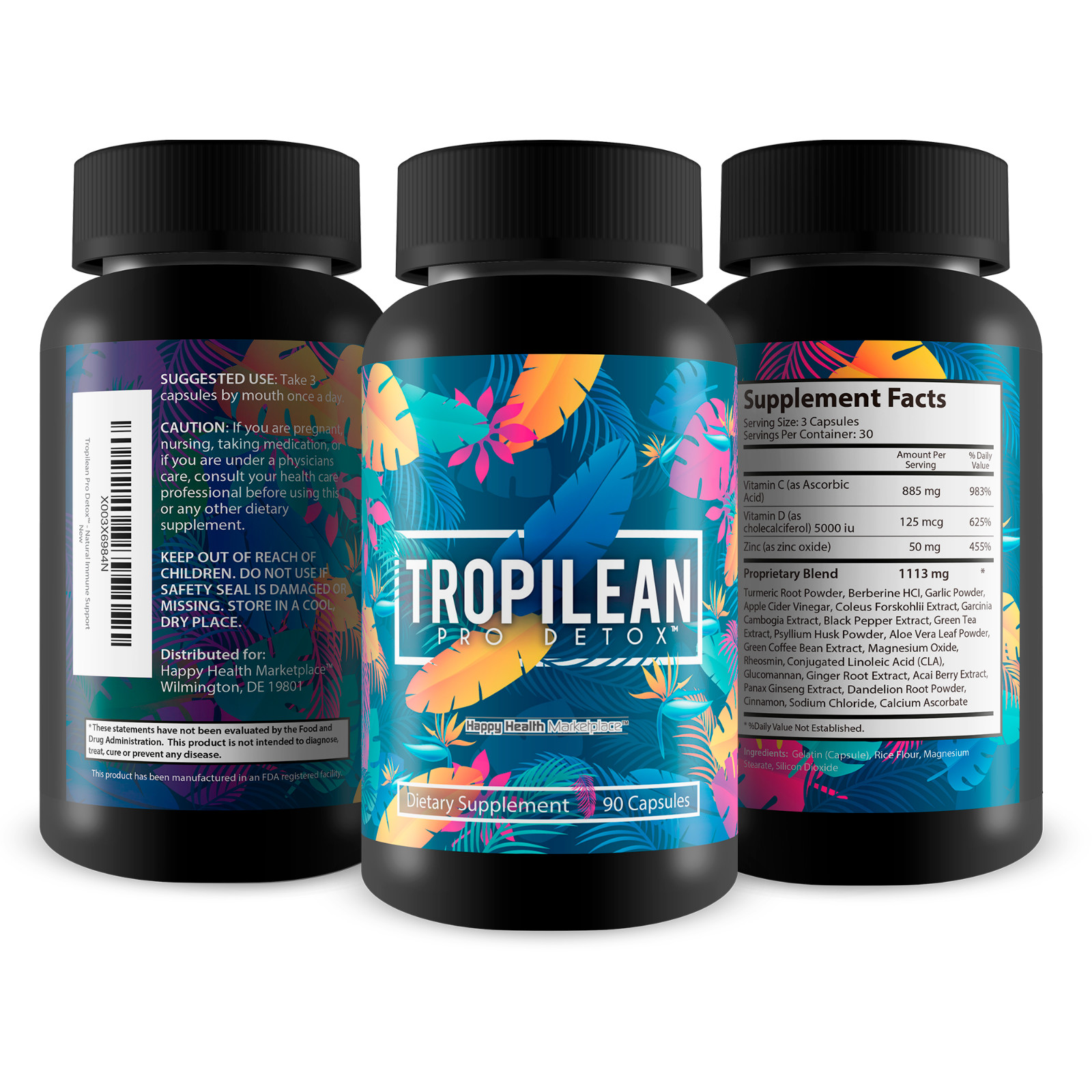 Tropilean Pro Detox – Full Body Detox – Help Flush Toxins for Overall Health