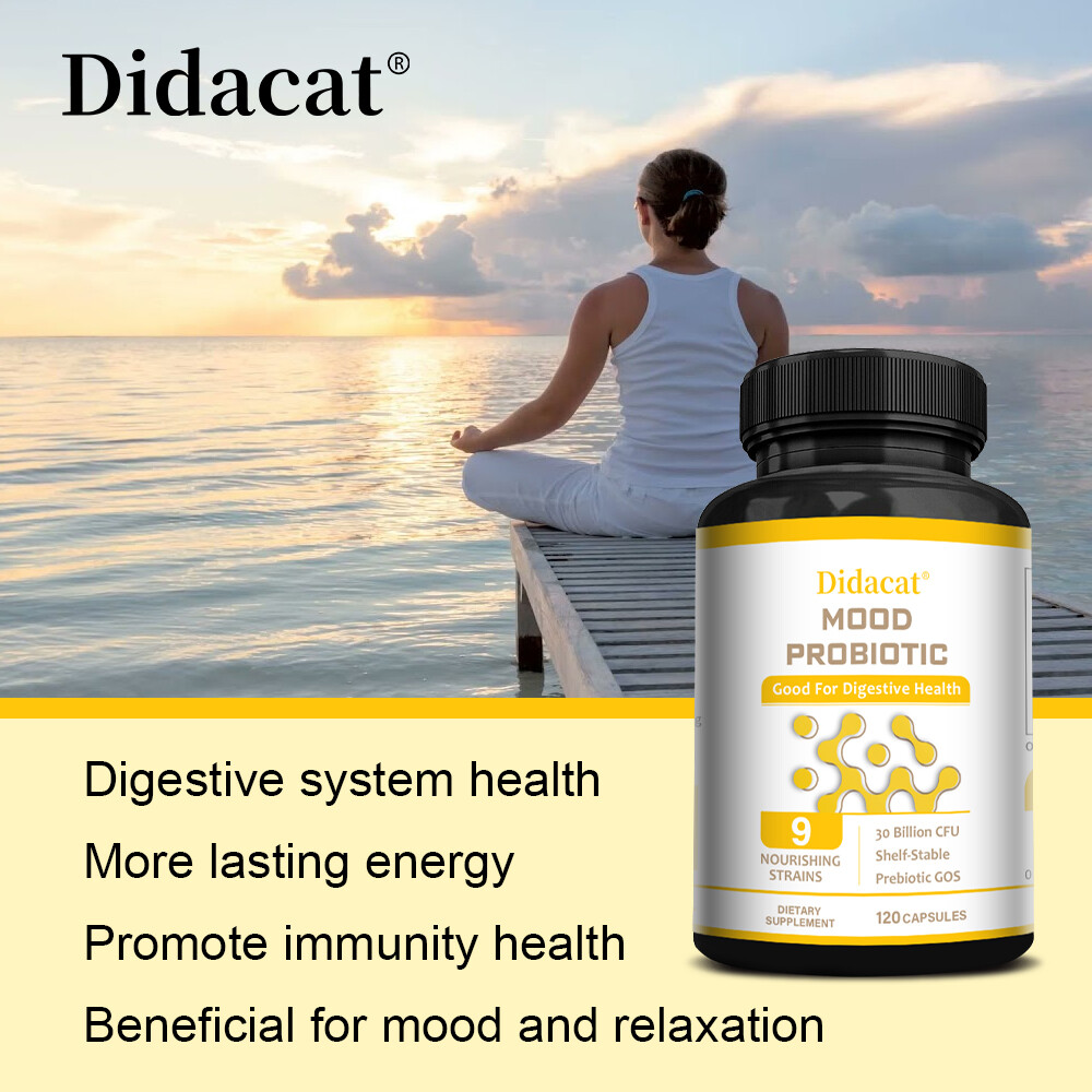 Mood Probiotic Capsules 30 Billion CFU Immunity Digestive Support Mood Health