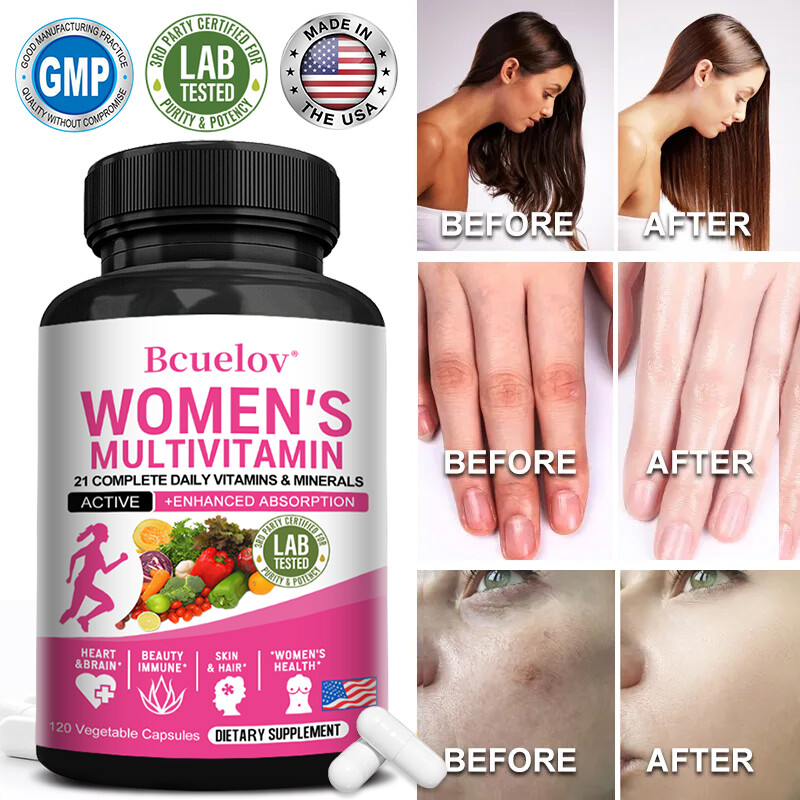 Multivitamin for Women – Highest Potency Complete Daily + Multimineral Capsules