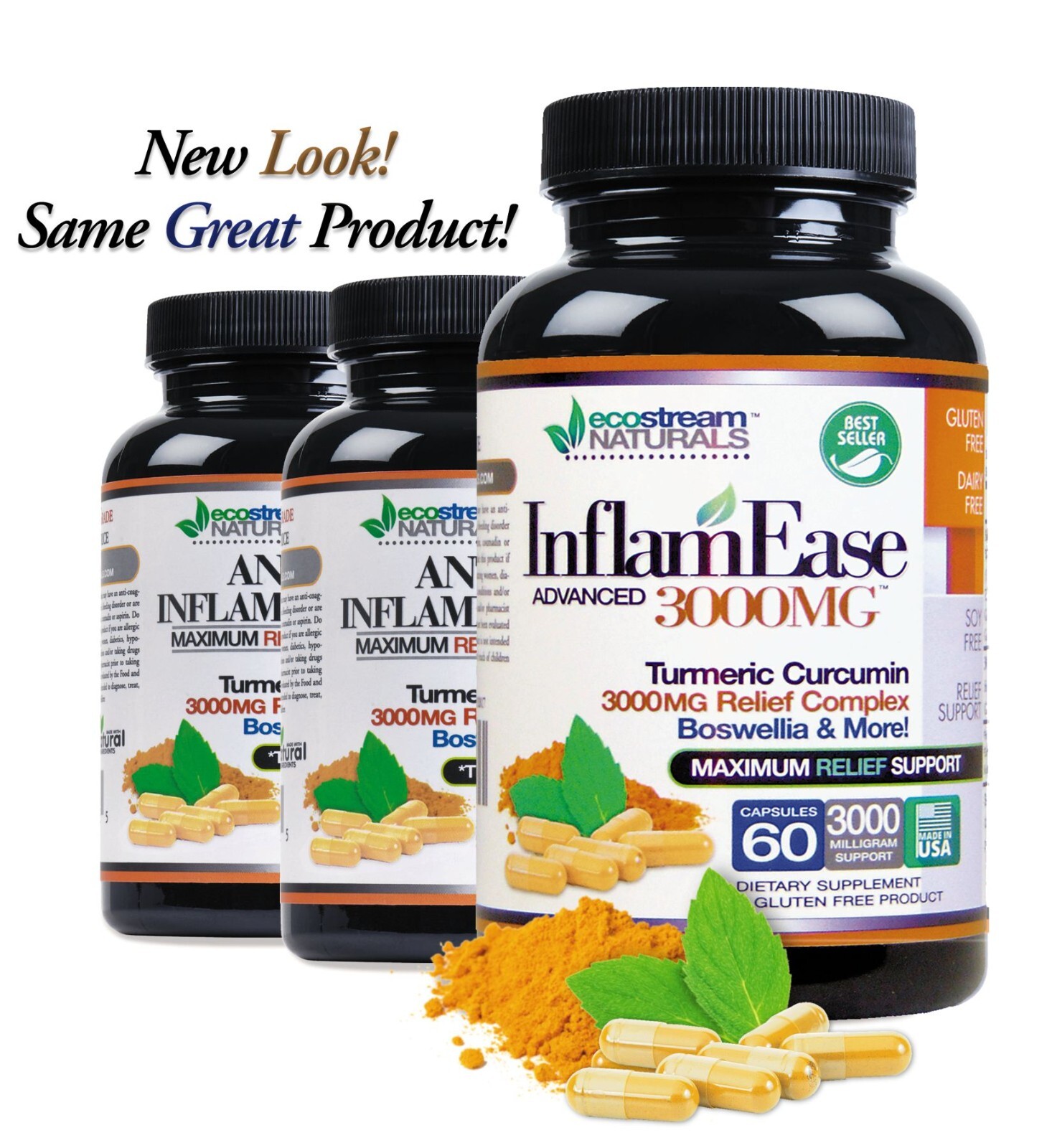 InflamEase | Maximum Turmeric Curcumin Relief Support
