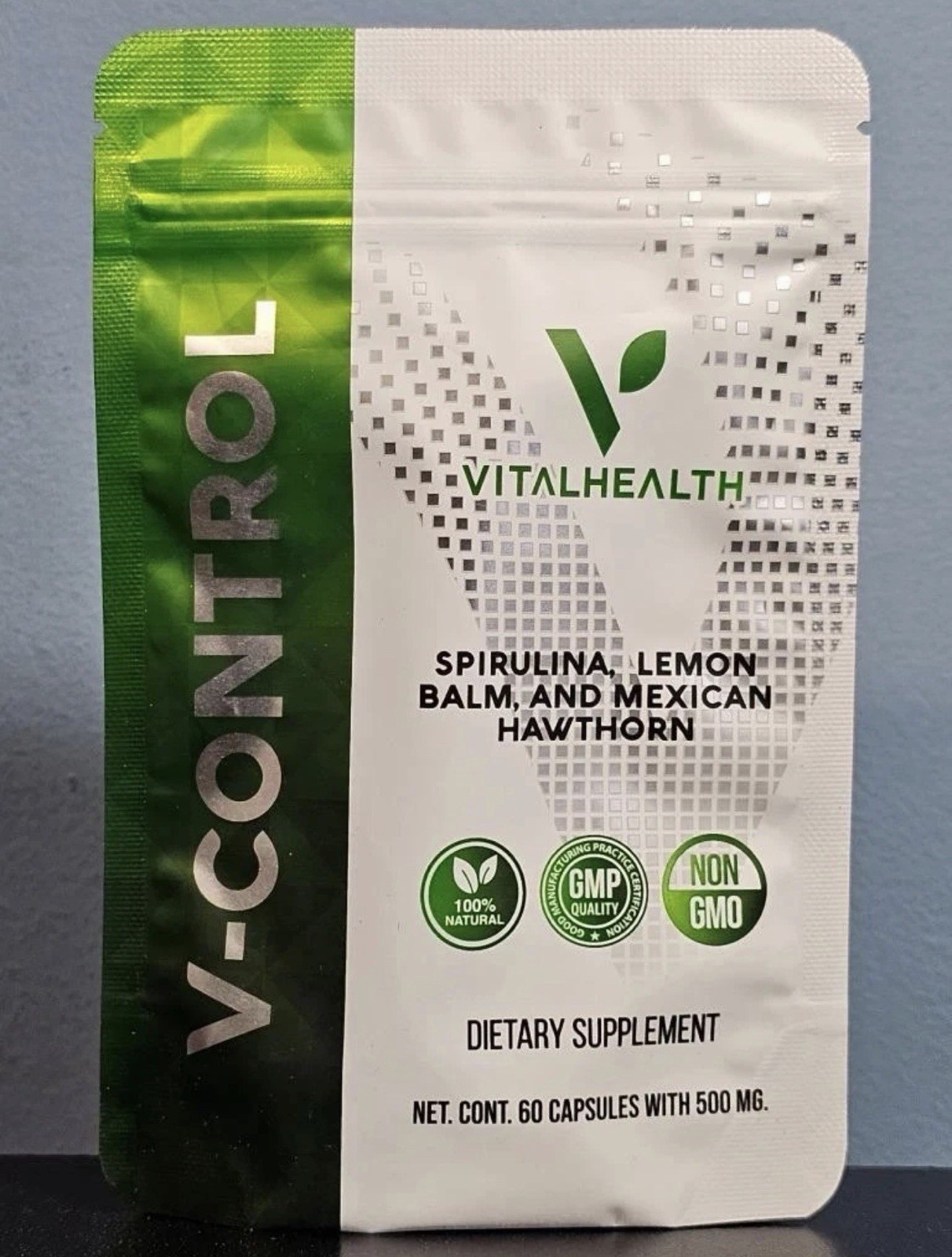 VitalHealth V-Control 60 Veggie Capsules – New/Sealed! Vital Health Exp 11/2027