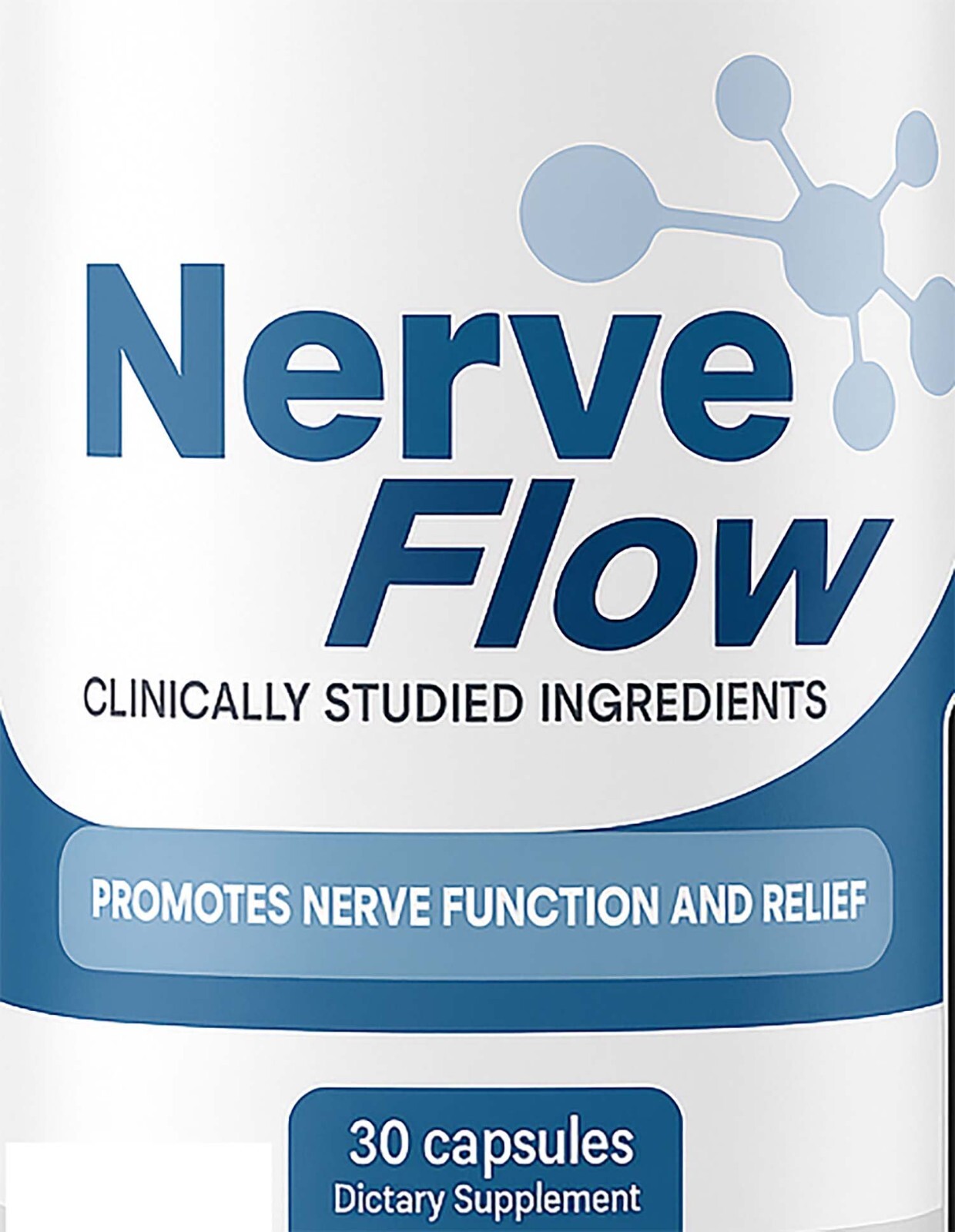 Nerve Flow Nerve Health and Fuction Support 30 Capsules Genuine Nerve Flow