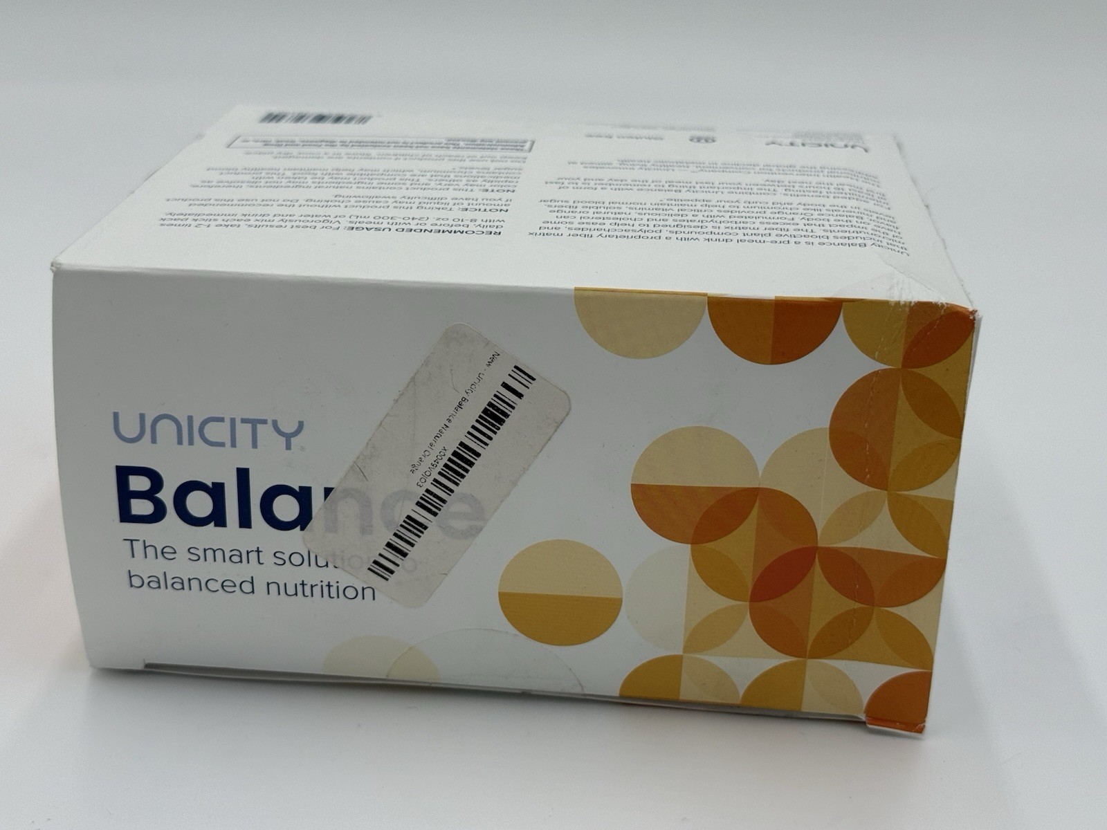 UNICITY BALANCE NATURAL ORANGE Stay full longer 30 Packets Exp. March 2026….
