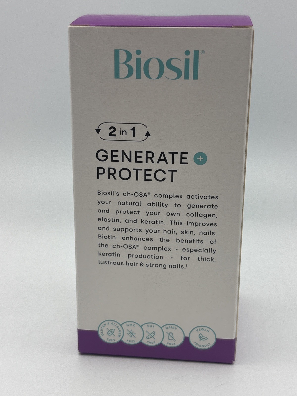 Biosil ADVANCED HAIR+ NAIL CARE • Ch-osa ~ 30 Original Capsules ~ EXP : 02/2027