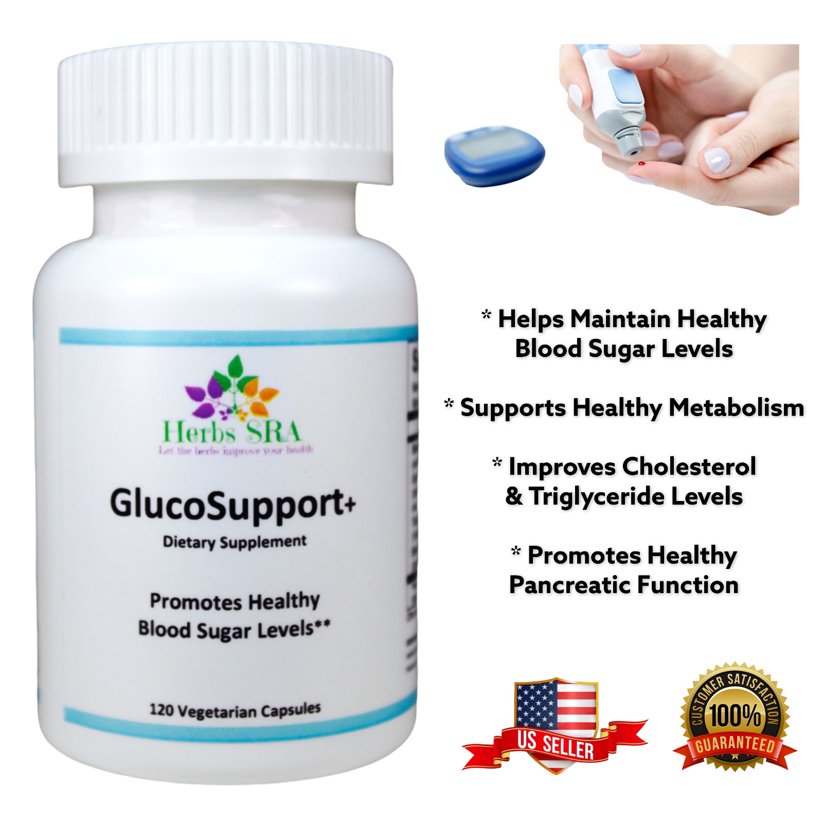 BLOOD SUGAR CONTROL,120 Capsules, Blood Sugar Supplement, Biomedical Formula.
