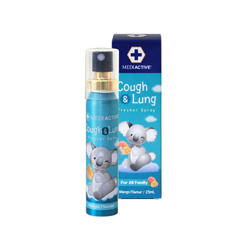 Mediactive Cough&Lung Fresher Spray 25ml (Mango)