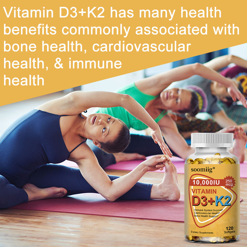 Vitamin K2 D3 Vitamin Supplement 10000IU, Boost Immunity & Heart Health