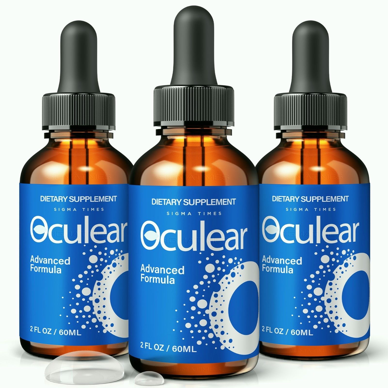 Oculear Drops – Eye Care Liquid Oral Formula, Healthy and Clear Eyes – 3 Pack