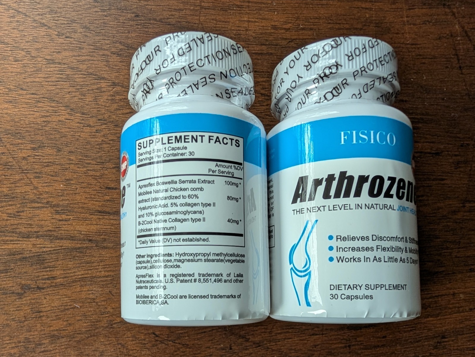 Fisico Arthrozene Joint Supplement 2 Pack ~ SEALED ~ Exp. date Nov. / 2027